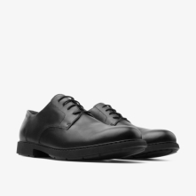 Camper Neuman Formal Shoes Black - Mens Singapore ZFVFYT-422